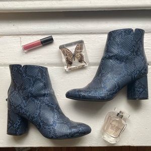 Snakeskin boots